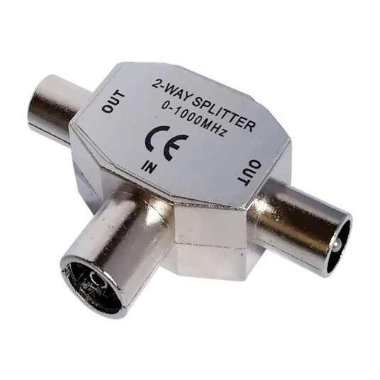DELTACO 2-VEIS SPLITTER IEC TV