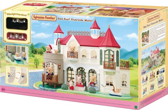 Sylvanian Families Red Roof Riverside Manor Herregård