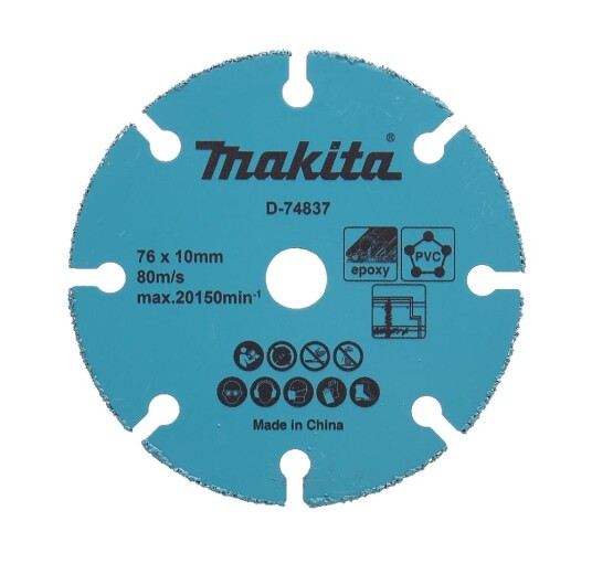 Makita D-74837 Kappeskive Ø76mm for PVC, Epoxy og Gips