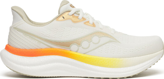 Saucony Men's Triumph 23 Ivory/fire 40 Saucony Men's Triumph 23 Ivory/fire 40