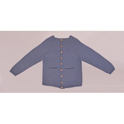 Strikket Basic Cardigan av Rito Krea Cardigan Strikkeoppskrift str 2 7 år  Strikket Basic Cardigan av Rito Krea Cardigan Strikkeoppskrift str 2 7 år