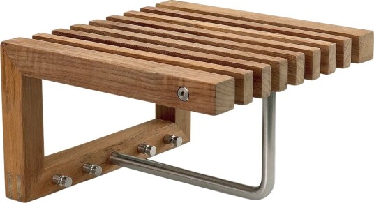 Fritz Hansen Skagerak Collection Cutter kledningsstativ Mini Teak/Rustfritt Stål Fritz Hansen Skagerak Collection Cutter kledningsstativ Mini Teak/Rustfritt Stål