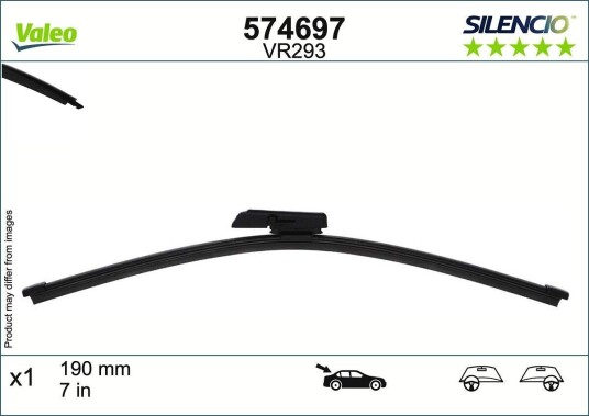 VALEO 574697 Vindusvisker bak
