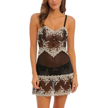 Wacoal Embrace Lace Chemise Svart Large Dame Wacoal Embrace Lace Chemise Svart Large Dame