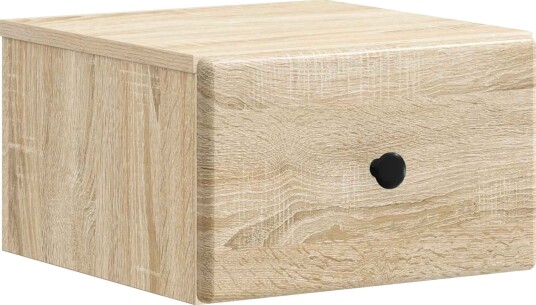  Vegghengt Nattbord Sonoma eik 34,5 x 33 x 20 cm Konstruert tre