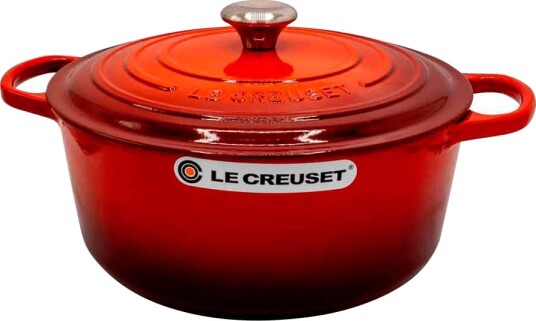 Le Creuset Signature Rund St??pejernsgryte 30 cm Kirseb??rr??d