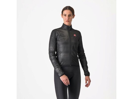 Castelli Squall skalljakke light black/silver gray dame