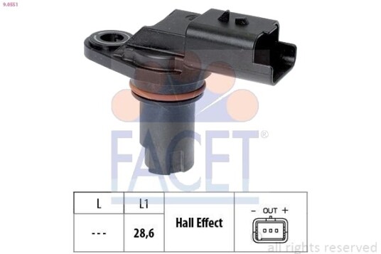 Sensor, kamakselposisjon FACET 9.0551