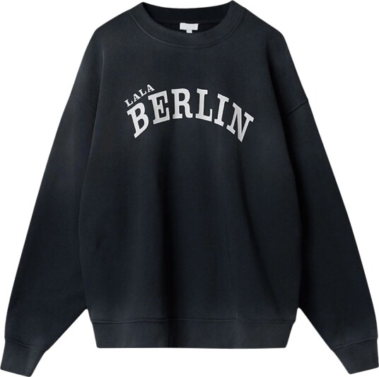 Lala Berlin Collegegenser Berlin Tåkete Grey Lala Berlin Medium Collegegenser Grå Svart