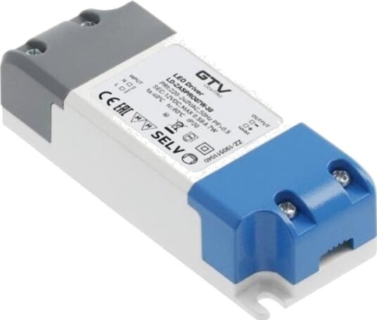 Gtv Led Strømforsyning Pro 12V 7W Inngang 220 240V Ac Ip20 Ld Zaspro07w 30