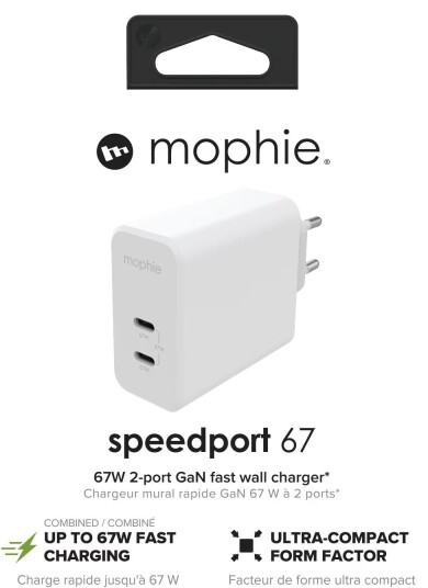 Mophie Speedport 67W GaN vegglader