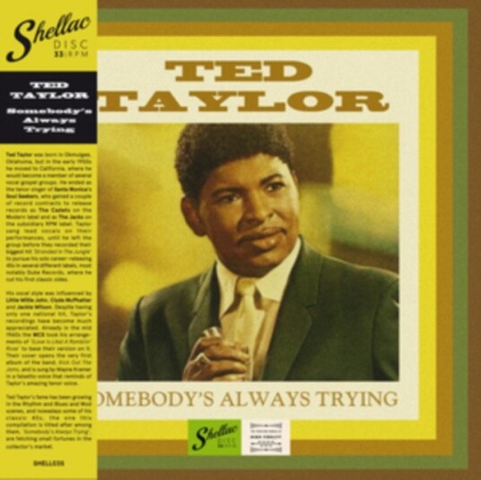 Ted Taylor Somebodys Always Trying Uk Vinyl