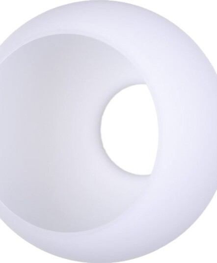 Activejet 5901443116615 Lampeskjerm Hvit Glass Lampa Irma Soverom Spise Rom Hjemme Kontor Stue Kontor 13 Cm