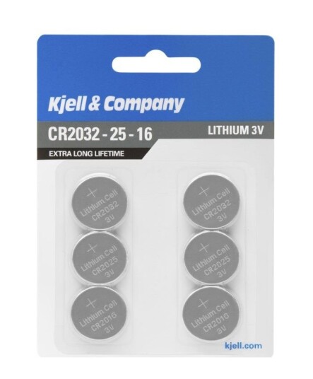 Kjell & Company Litiumbatteri multipakke