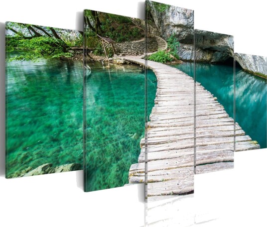Bilde Turquoise Lake 200x100 Artgeist sp. z o. o.