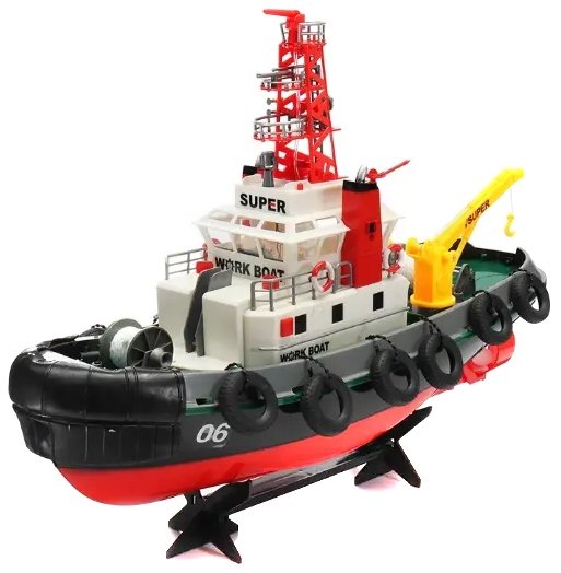 Heng Tug Boat - Radiostyrt Slepebåt m. vannkanon Heng Tug Boat - Radiostyrt Slepebåt m. vannkanon