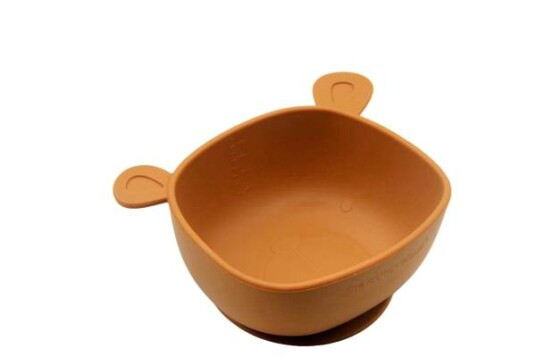 The Cotton Cloud Silicone Suction Skål Lili Cinnamon