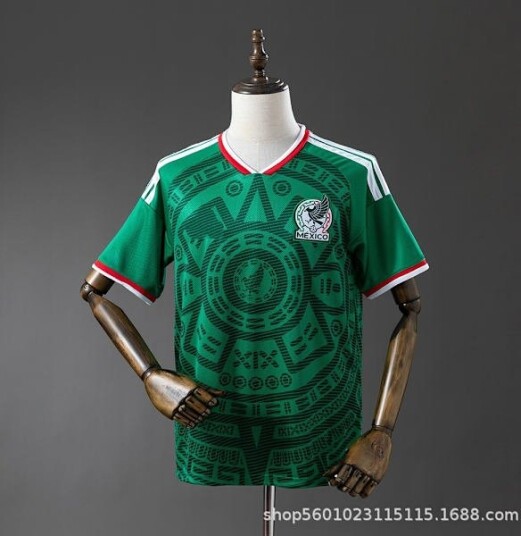 2026 2027 VM Fotballtrøye – Sportsklær Fotball – Barn og Voksne – Treningssett*2627 Mexico Hjemmestadion*L størrelse