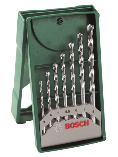 Bosch Mini X-Line Murborsett 7 Deler for Stein og Mur