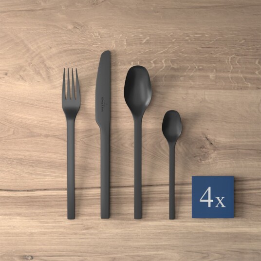 Villeroy & Boch Manufacture Rock Bestikksett 16 del Villeroy & Boch Manufacture Rock Bestikksett 16 del