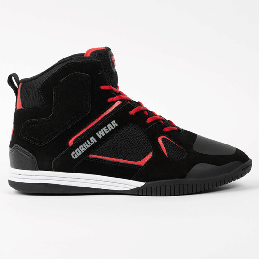Troy High Tops, Black/Red Svart/Röd 36
