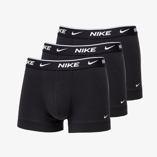 Nike 6P Everyday Essentials Cotton Stretch Trunk Svart bomull Small Herre