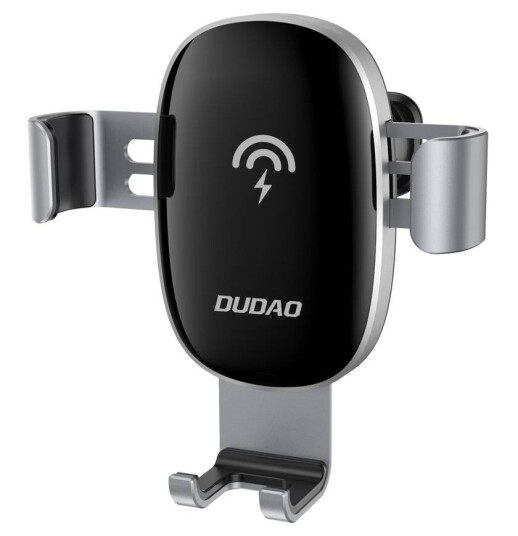 Dudao Gravity bil holder med 15W Qi hurtiglading til luftuttaket