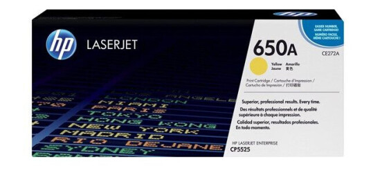 HP 650A / CE272A Yellow Toner - Laser toner Yellow