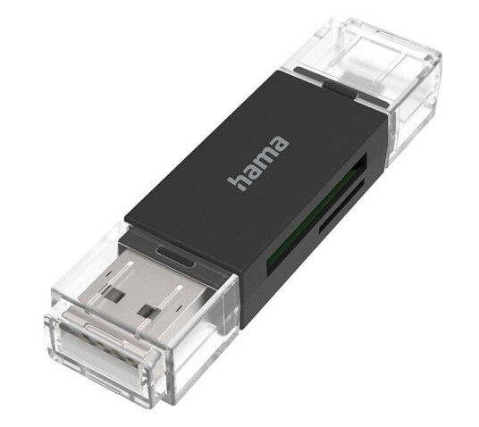 Hama Kortleser USB-A Micro-USB SD/microSD