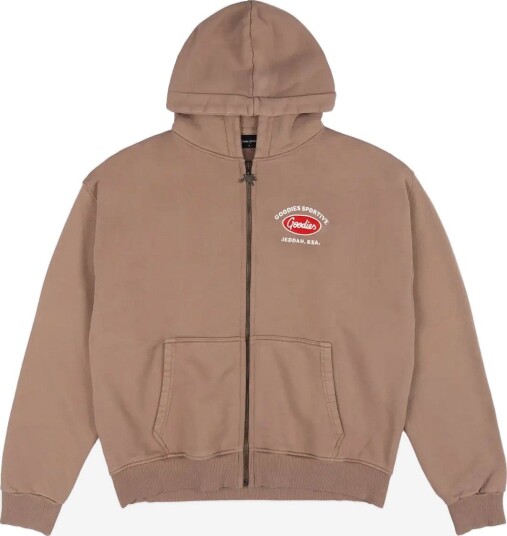 Goodies Sportive Jeddah Hoodie - BROWN - M