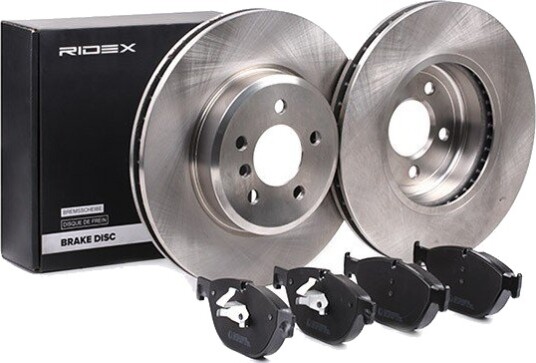 Bremseskiver og klosser RIDEX 3405B1458