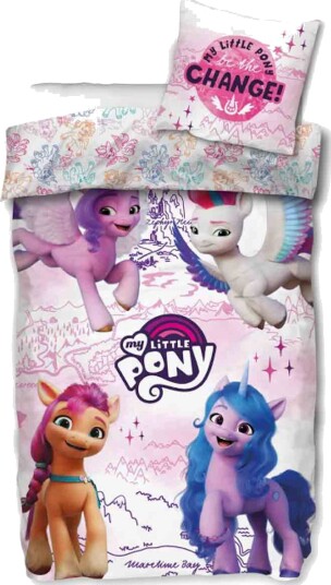Licens Sengetøy barn 100x140 cm My little pony Be the change 100% bomull