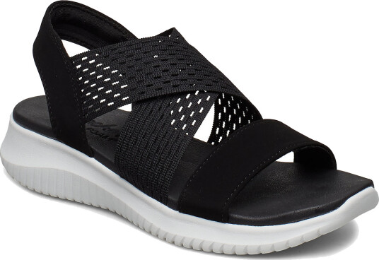 Skechers Womens Ultra Flex - Neon Star - Black - 36