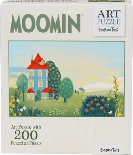 Moomin Art Puslespil 200 Brikker Grønn