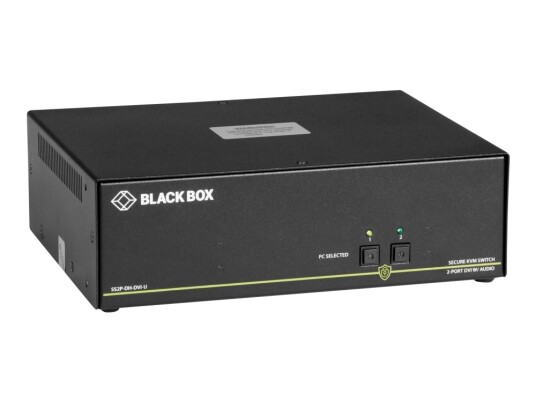 Black Box Secure Niap - Dual-Head - Kvm / Lydsvitsj - 2 X Kvm/Lyd - 1 Lokalbruker - Stasjonær - Taa-Samsvar Black Box Secure Niap - Dual-Head - Kvm / Lydsvitsj - 2 X Kvm/Lyd - 1 Lokalbruker - Stasjonær - Taa-Samsvar