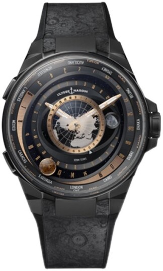 Ulysse Nardin Herreklokke 1063 400 2A 3B Blast Grå/Gummi Ø45 mm