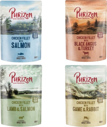 Purizon våtfôr Adult Mixpakke 6 x 300 g