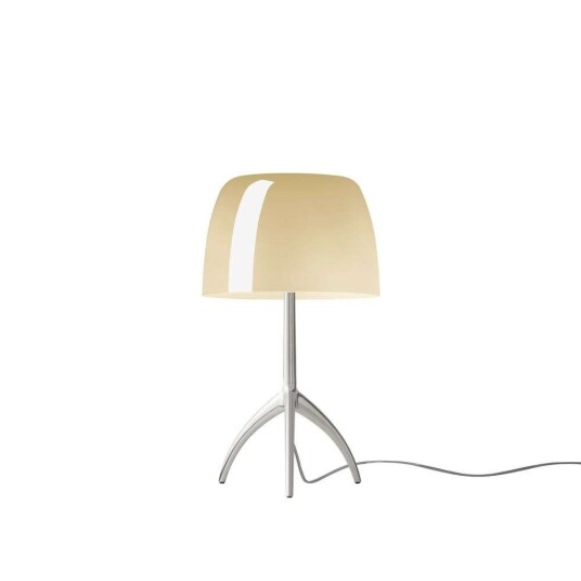 Foscarini - Lumiere Piccola Bordlampe E14 Alu/Varm Hvit