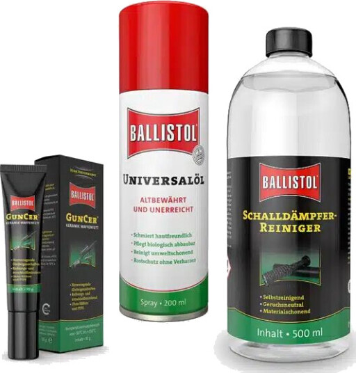Ballistol Vedlikeholdssett Lyddemper Ballistol Vedlikeholdssett Lyddemper