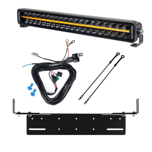 Ekstralys PURELUX Black Boost S560   Rett / 56 cm / 200W 1 stk   Komplett pakke med justerbar ekstralysholder + XBB Dongle & PowerUnit