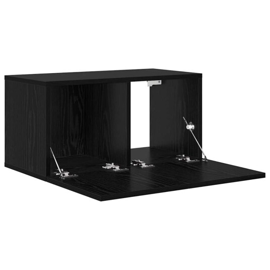 TV skap Svart 60 x 30 x 30 cm Konstruert tre
