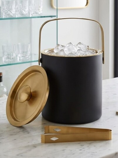 Maku Kitchen Life Isbøtte med klype 1,3L svart Maku Kitchen Life Isbøtte med klype 1,3L svart
