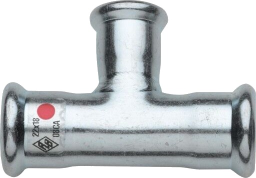 35 x 28 x 35 mm TURBO stål-T-stykke