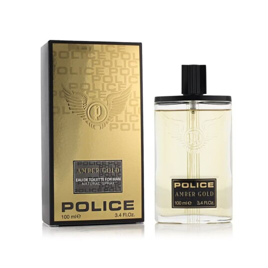 Men's Perfume Police Eau De Toilette Amber Gold 100 ml Men's Perfume Police Eau De Toilette Amber Gold 100 ml
