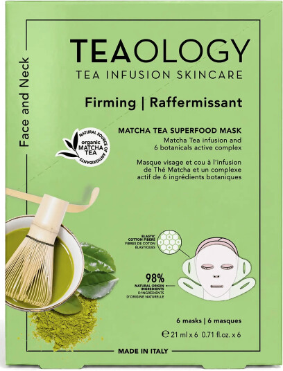 Teaology Skincare Multipack 6X Matcha Tea Superfood Mask Green 130 ML