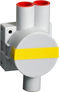 Schneider Electric Veggboks Liten Ø43mm 3 løp Norwesco - 1225223