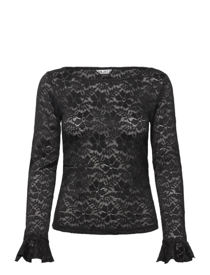 Object Objines L/S Sli Top E Wi25 Black XS Object Objines L/S Sli Top E Wi25 Black XS