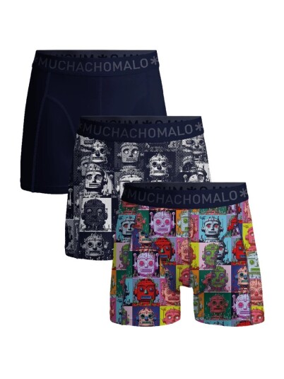 Muchachomalo 1010 Robotheads 1010 01 3pk Print/print/solid XX Large