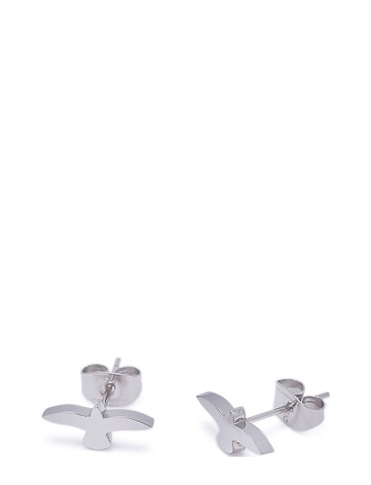 BUD TO ROSE Dove Stud Earring |Silver |One Size BUD TO ROSE Dove Stud Earring |Silver |One Size