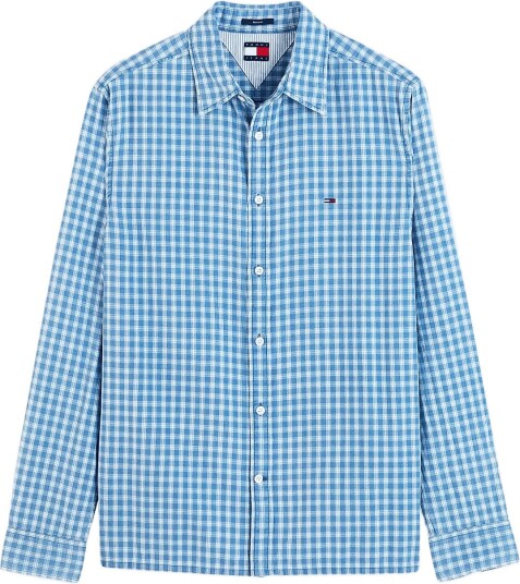 Tommy Jeans Tjm Reg Dobby Check Shirt Ext Blue XL
